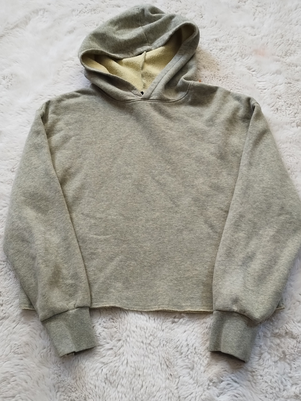 art class Gray Sherpa-Lined Hooded Pullover